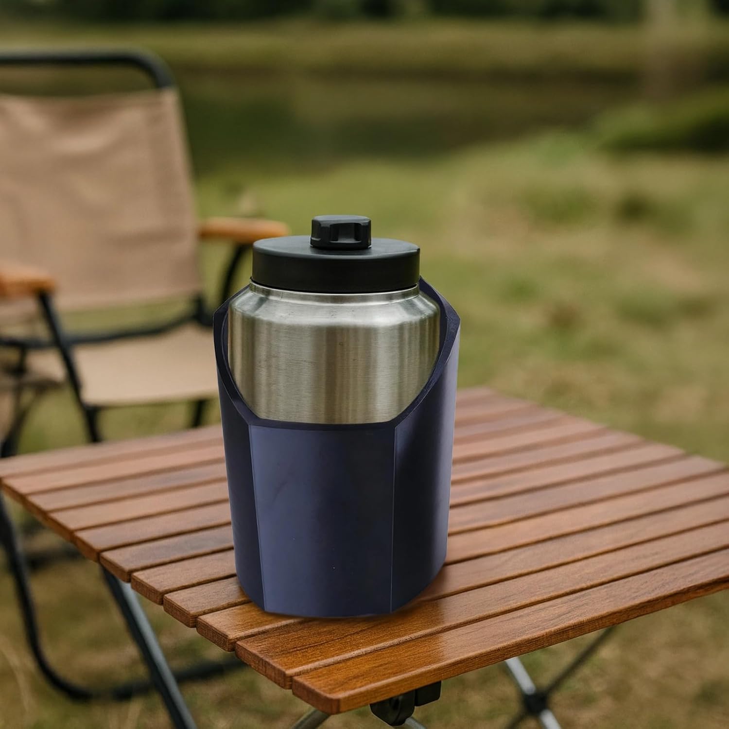 Cup Holder For Large Bottles: Secure, Removable Design