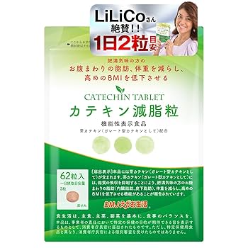 【カテキン減脂粒 62粒入り × 4袋】DMJえがお生活 説明書＆メタボリズム付 カテキン減脂粒 62粒入り × 4袋】DMJえがお生活 説明書＆