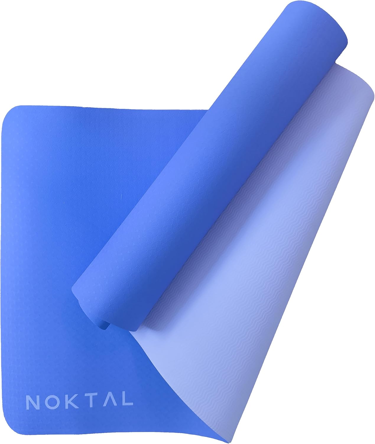 NOKTAL - Pilates Yoga Mat - ECO Friendly - High Density 6MM EXTRA THICK Yoga Mat - Non Slip - Workout Mat for Yoga, Pilates,Meditation and Floor Exercises