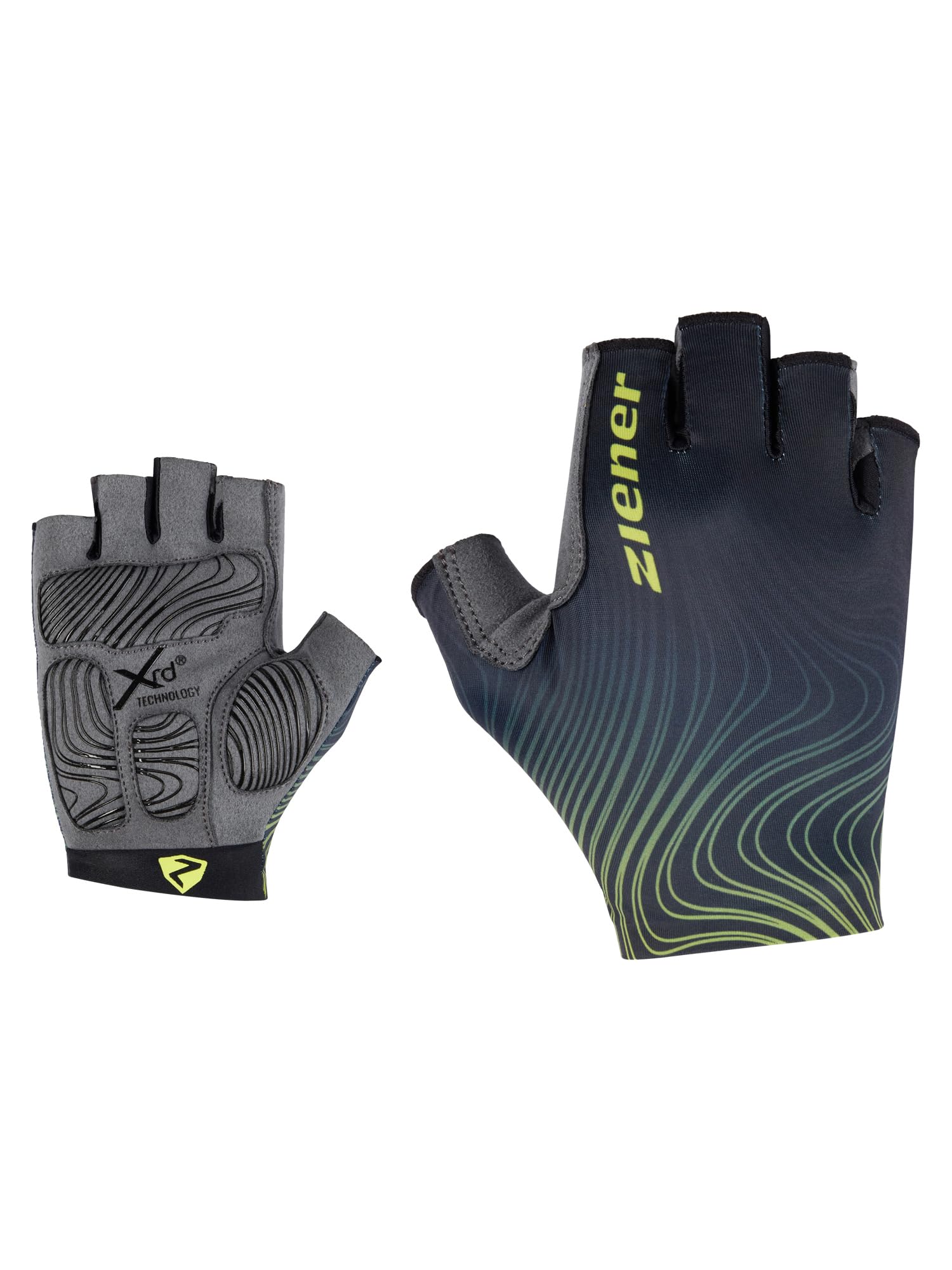 Ziener Herren Clem Fahrrad/Mountainbike/Radsport-Handschuhe | Kurzfinger - atmungsaktiv,dämpfend