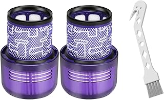 Yweller V11 Vacuum Filters Compatible with Dyson Cordless Vacuum V11 SV14,V11 Torque Drive And V11 Animal,V15 Detect Cordless Vacuum Part No. 970013-02, Washable and Reusable 2 Pack