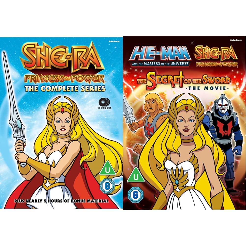 She-ra Princess of Power - The Complete Series [DVD] & He-Man & She-Ra: The Secret of the Sword [DVD]