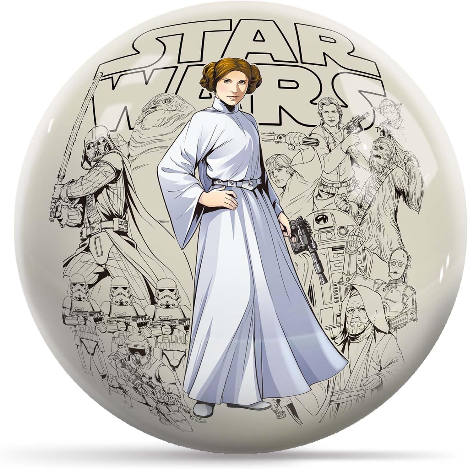 KR Strikeforce Star Wars Princess Leia Undrilled Bowling Ball