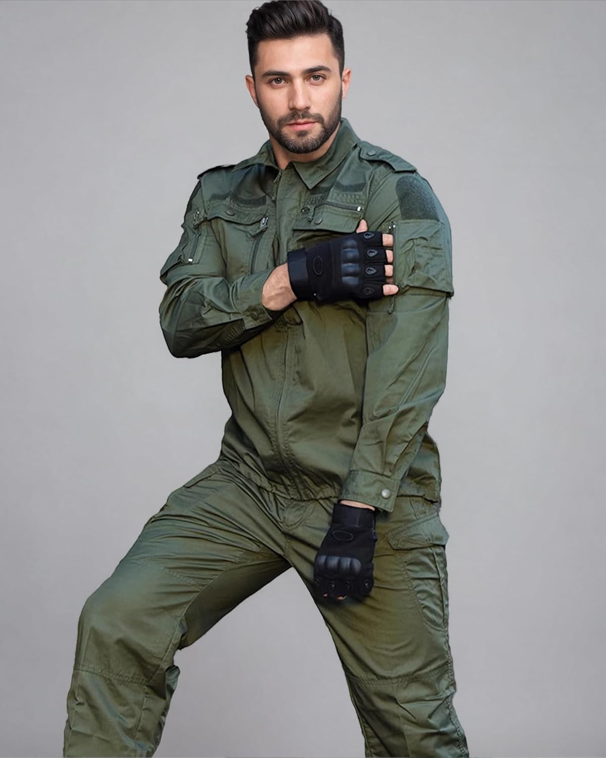 Men's Tactical Jacket and Pants Military Uniforms Suits Ripstop Army Hunting Paintball Airsoft Gear
