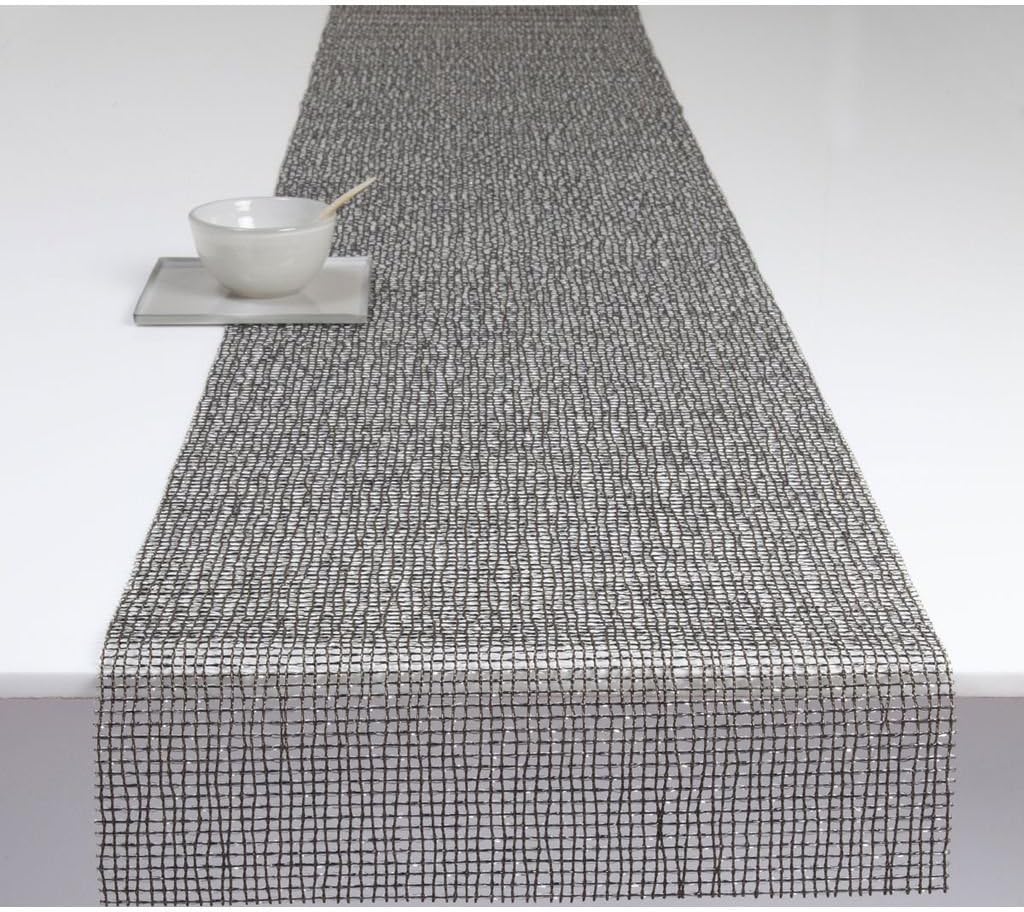 Chilewich Caviar Lattice Runner 0119LATTCAVI Home & Kitchen