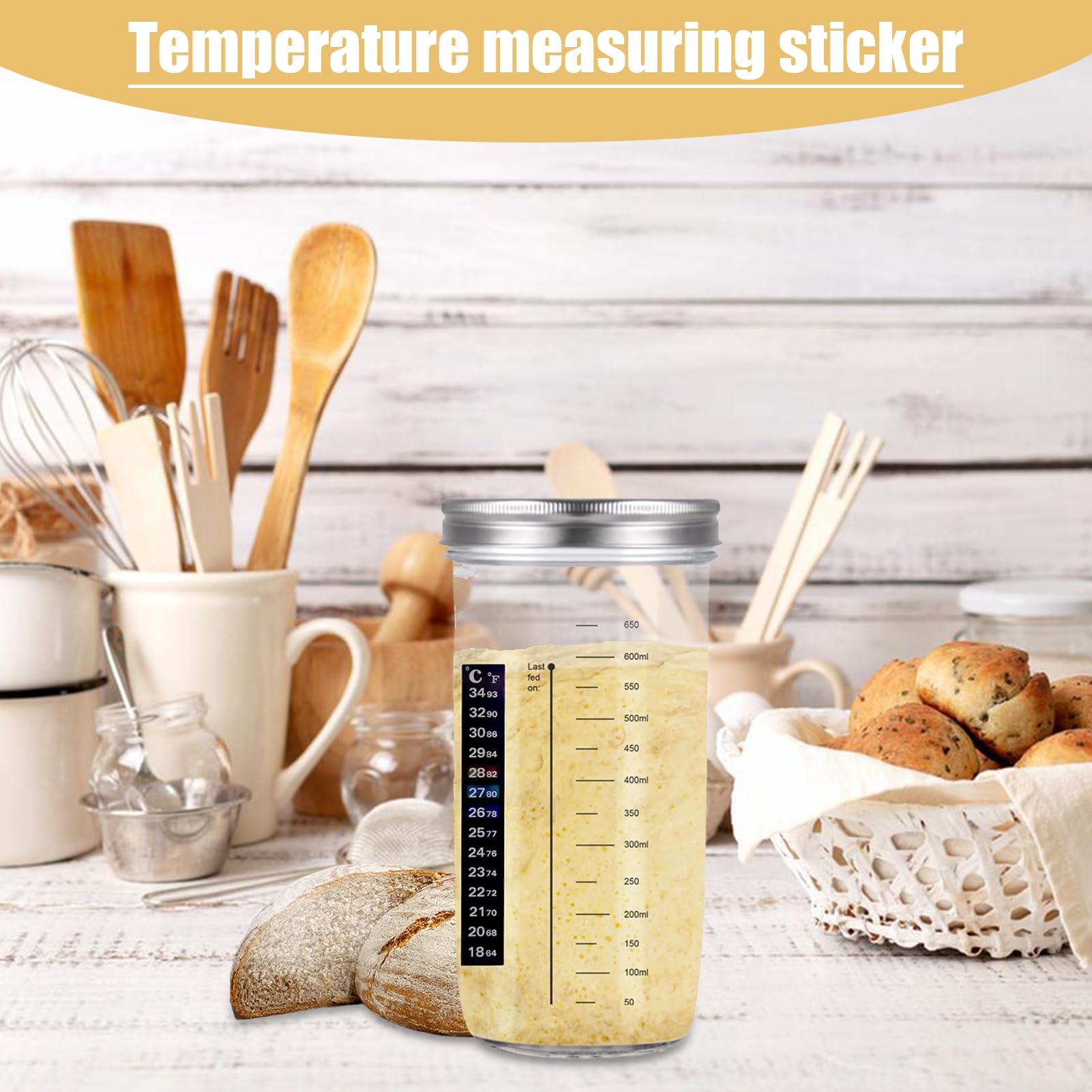 10PCS Aquarium Temp Strips – Portable Adhesive Thermometer Stickers – Reusable Temperature Labels for Fish Tanks, Brewing, Reptiles, and More – User-Friendly Black Temp Strip Design