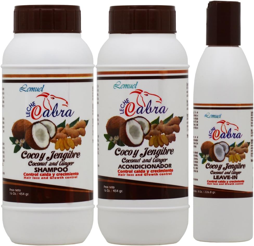 Lemuel Leche Cabra Shampoo + Conditioner + Leave In"Combo"