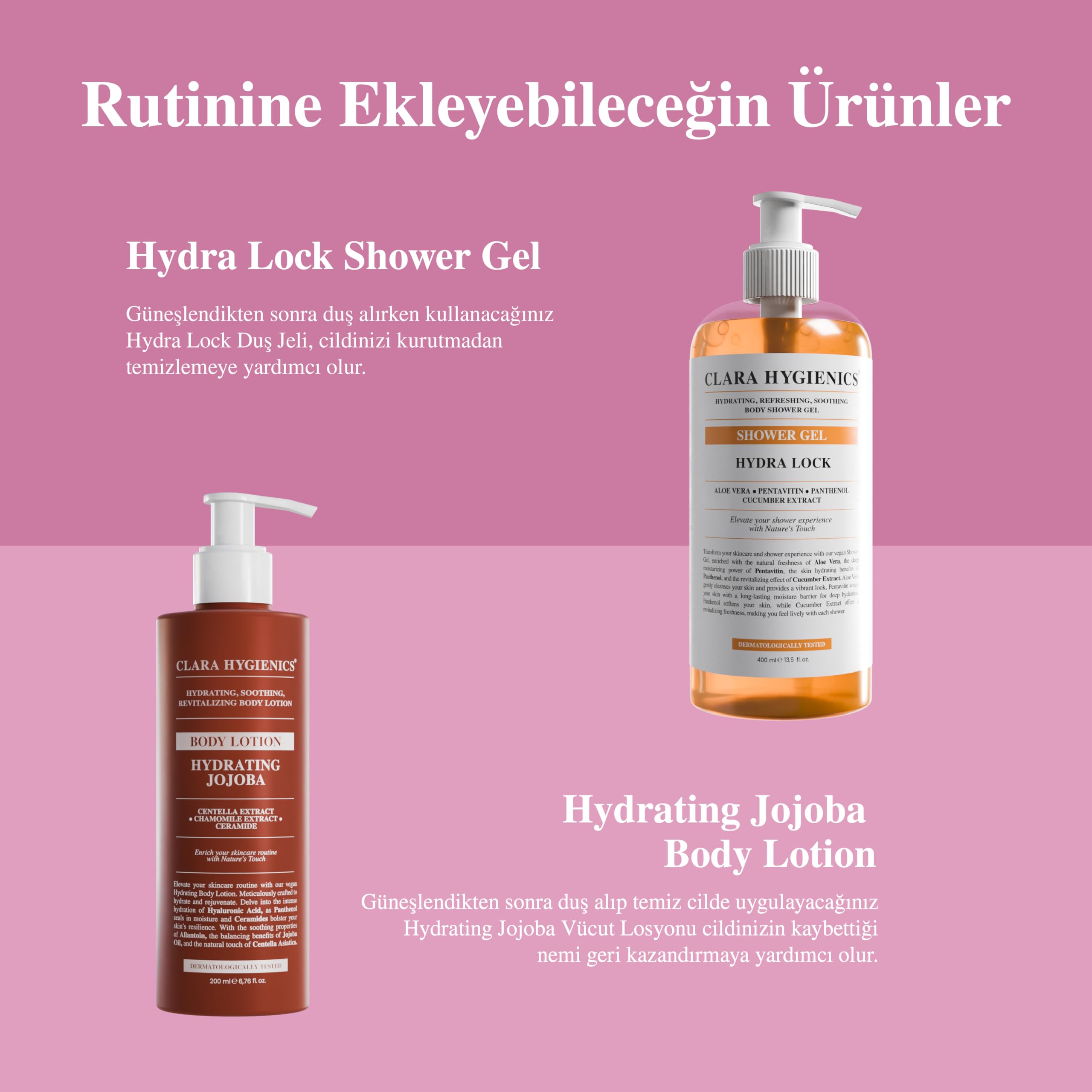 Clara Hygienics Pink Tone-Up Postbiotic Sunscreen 50 ml Güneş Kremi (3 paketi)
