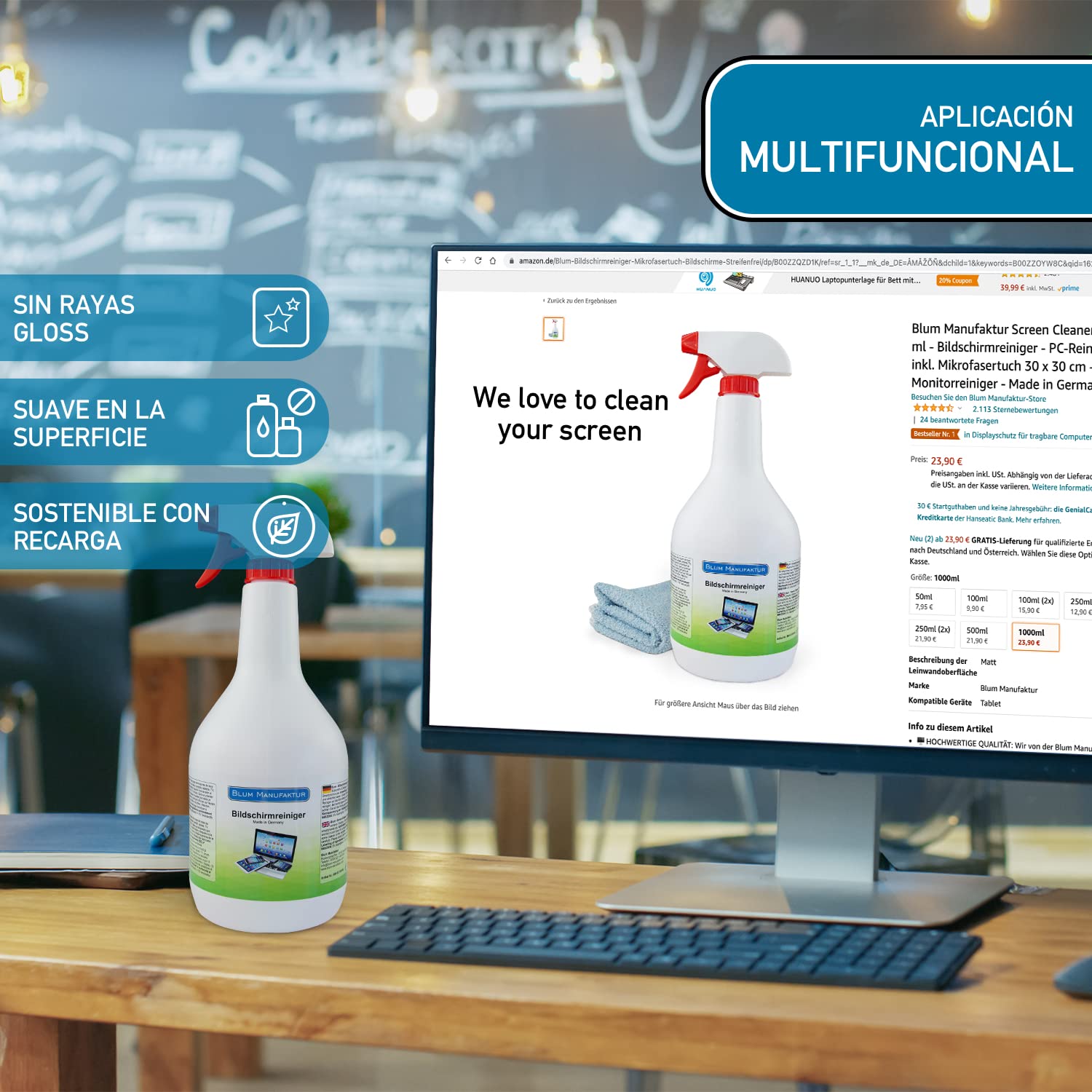 Blum – Limpiador de pantalla