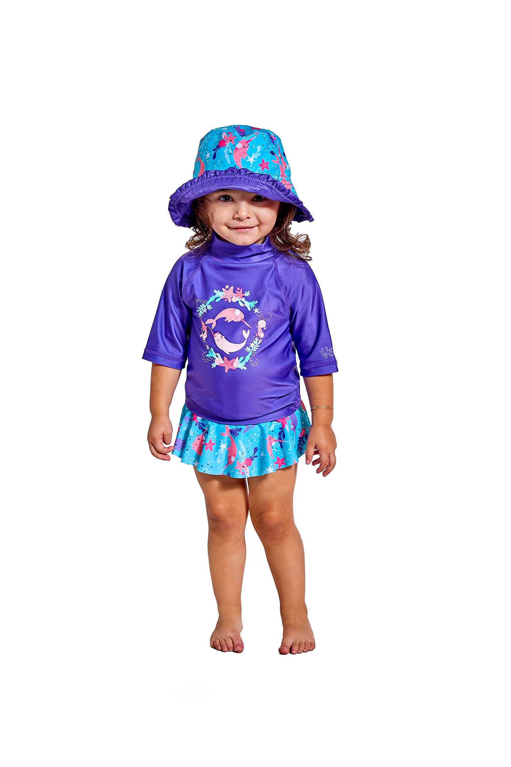 UV SKINZ UPF 50+ Girls' 3-Piece Swim Set