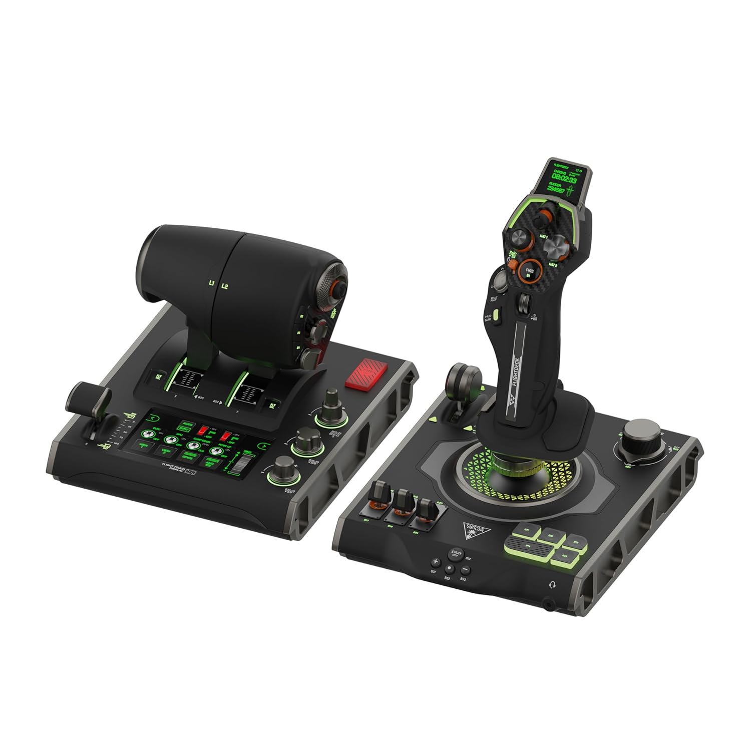 Turtle Beach VelocityOne Flightdeck Universal HOTAS Simulation System Joystick