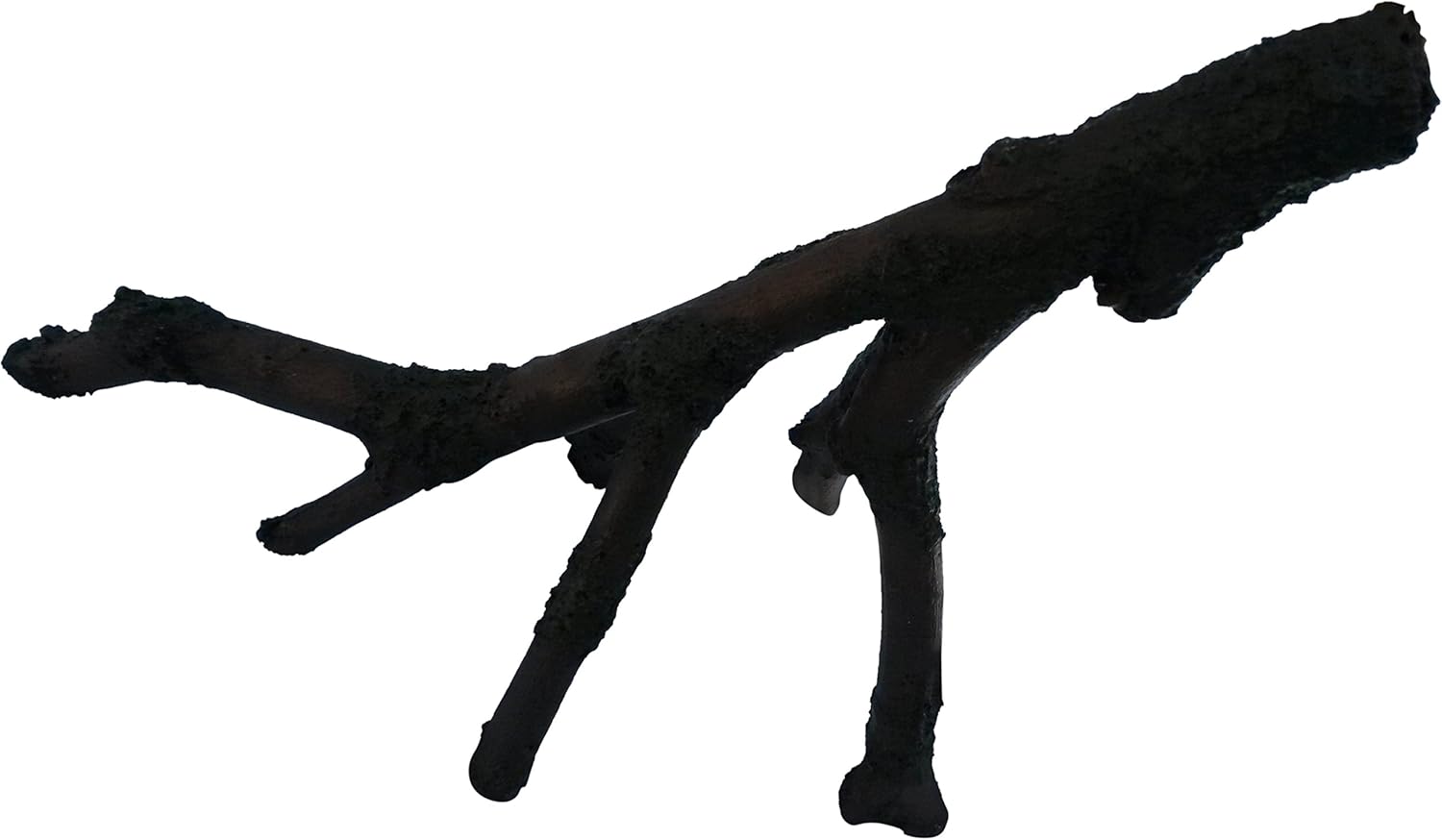 Mangrove Wood Aquarium Fish Tank Ornament Medium Size 12 Inches Long, Brown Resin