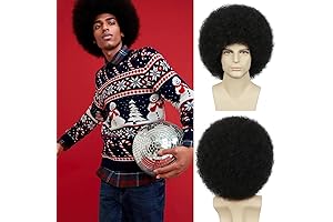 70s Mens Afro Wig - Classic Disco Party Costume
