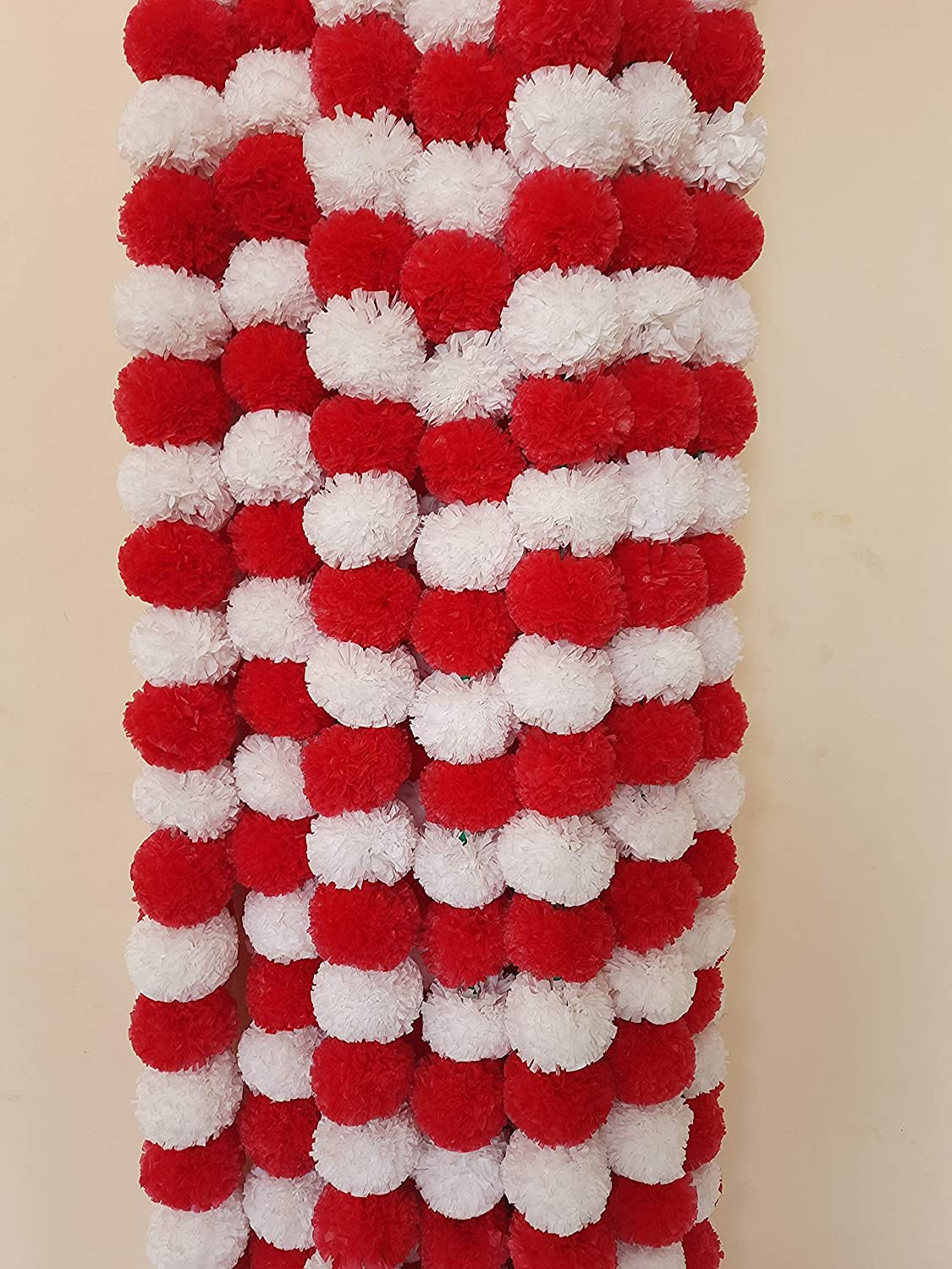 Indische Großhandel 1,2–1,5 m Blumenringelblumen-Girlande, indische/amerikanische Hochzeit, Party, Kaminsims, Dekoration, künstliche Girlanden, Hochzeitsgirlande, Diwali-Dekoration