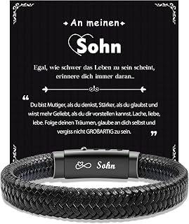CheersLife Ich Liebe Dich Geschenke für Männer An Meinen Sohn Bruder Mann