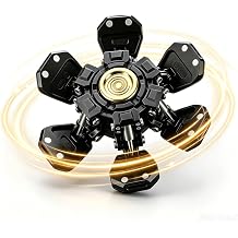 Magnetic Transformable Fidget Spinner, EDC Metal Blades, Long Spin Time, Premium EDC Stress Relief Toy for Adults and Teens, Office Desk Luxury Gift for Men