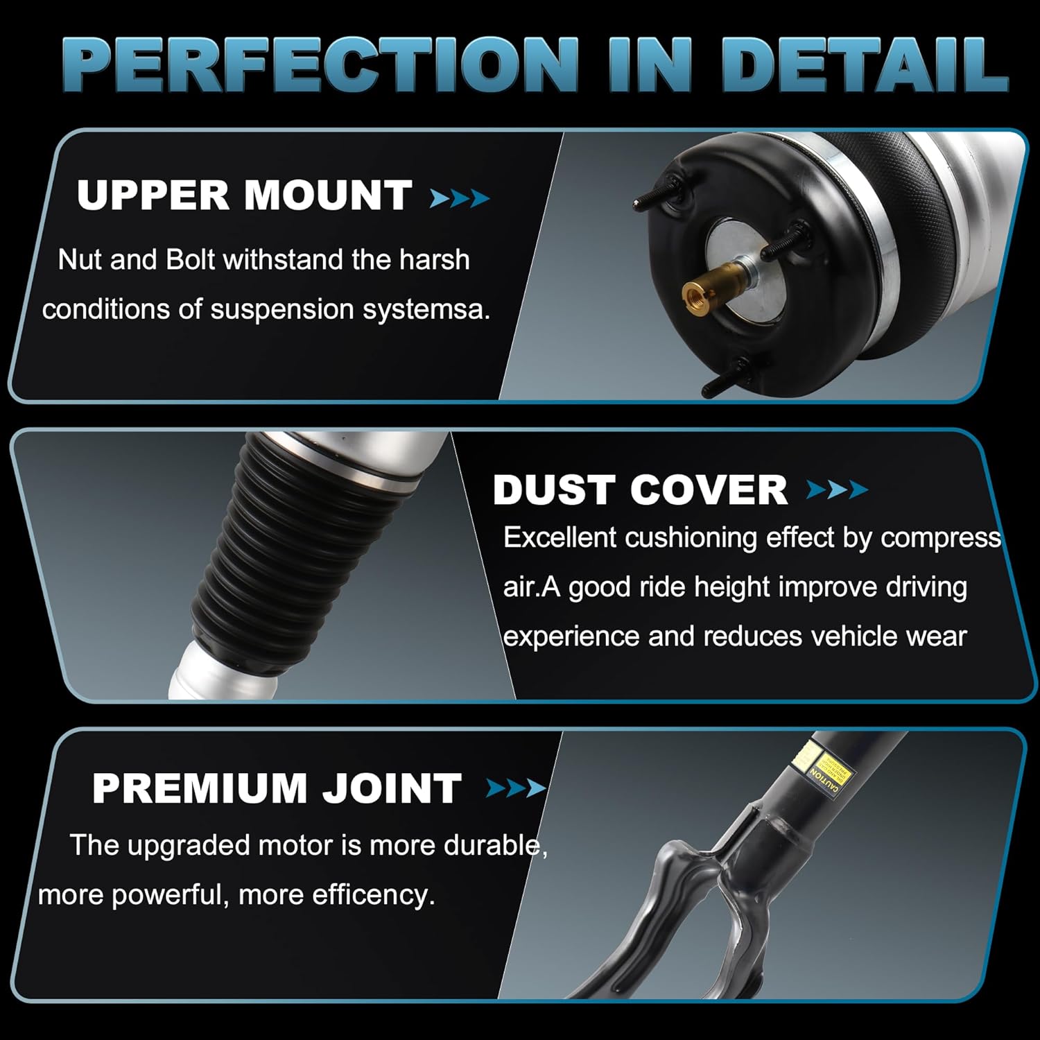 2PCS Front Air Struts Suspension Spring Shock Assembly Compatible for 2011 2012 2013 2014 2015 2016 Jeep Grand Cherokee 68029903AE 68029902AE Driver and Passenger Side