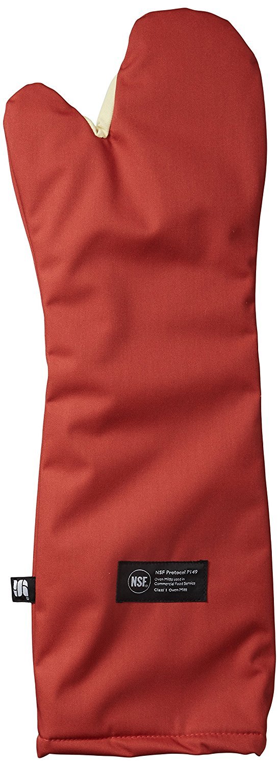 San Jamar 24" / Conventional / Red Oven Mitts