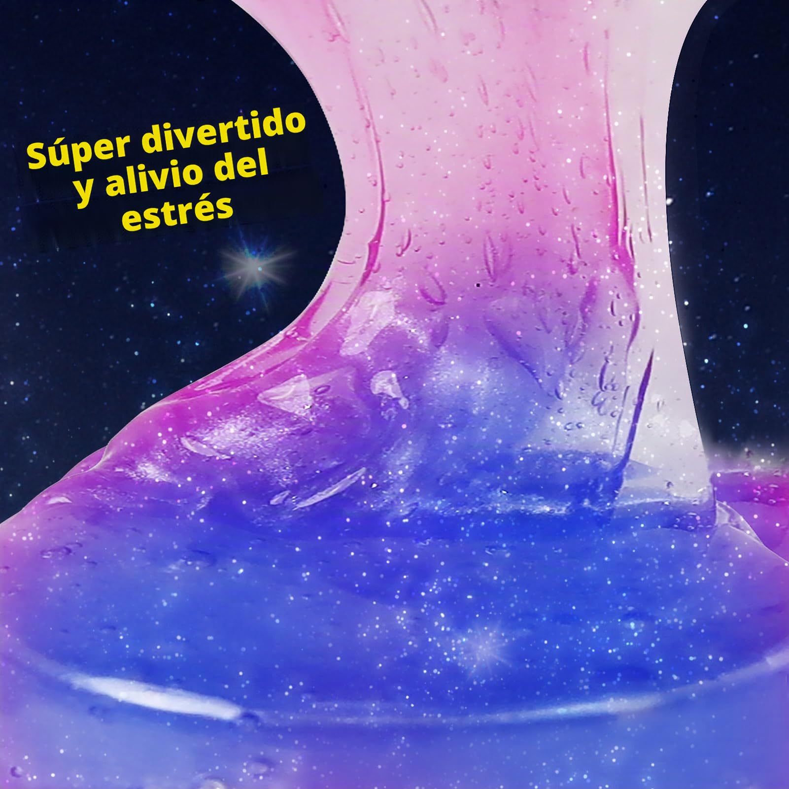 Paquete de 36 Slime de Galaxia, Recuerdos de Fiesta para niños, Paquete de Slime elástico y no pegajoso, Juguete ara niños y niñas de 5 a 12 años
