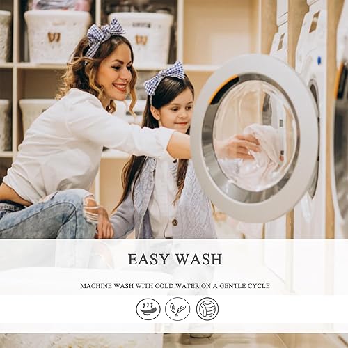 Miniatura 4 de Puncuntex Manta de franela de forro polar verde oscuro de 60 x 80 pulgadas, manta acogedora de felpa súper suave con diseño de cuadrícula cuadrada