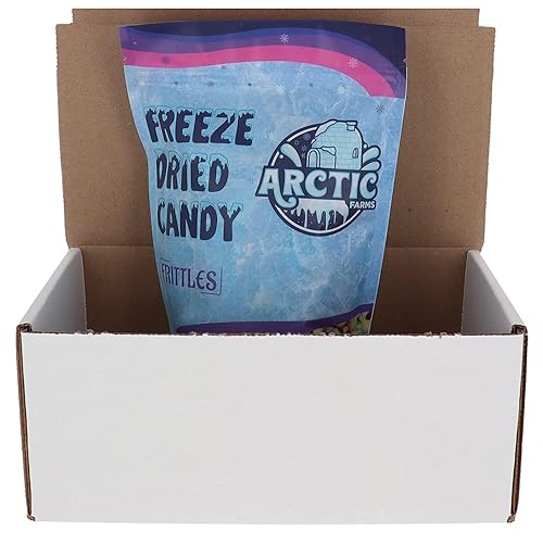 Vista 18 de Arctic Farms Caramelos liofilizados Frittles a granel en bolsas y en caja (sabores de bayas silvestres) (3 libras)