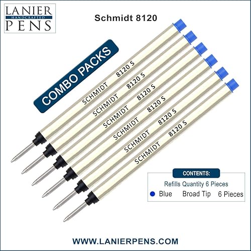 Miniatura 3 de Schmidt 8120 S - Recambio de punta ancha con sistema sin tapa de tinta azul