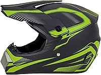 Vista 5 de CARTMAN Adult Full Face Motorcycle Helmet, DOT Approved Dirt Bike Helmet, Matte Black and Red for Offroad, ATV, and Motocross
