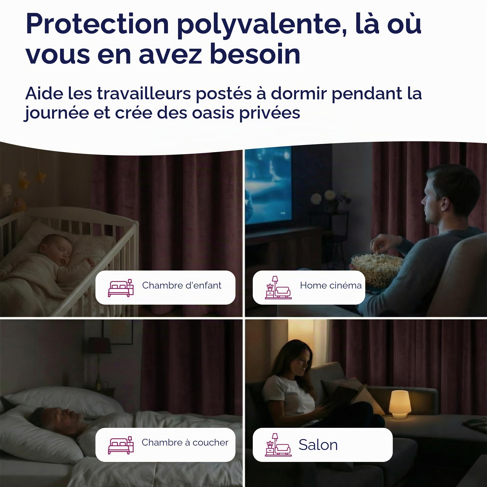 BEAUTEX Rideau en velours avec galon fronceur et bande en U, rideau en velours occultant et opaque, 300x245 cm (Largeur 300 cm, Hauteur 245 cm, Rose)