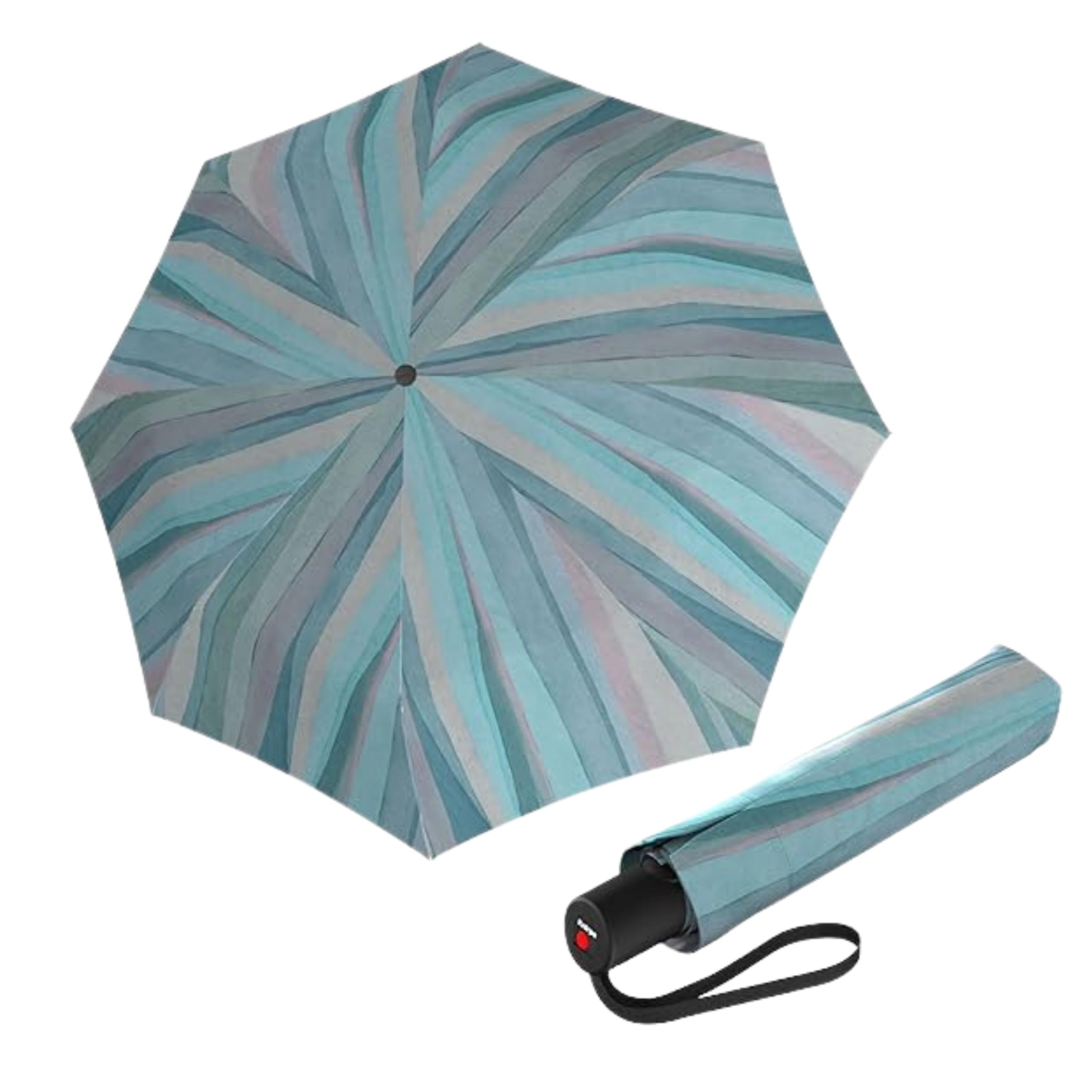 Knirps A.200 Medium Duomatic Windproof Umbrella for Adults – Automatic Open Close 38.5" Canopy, Travel Case Included