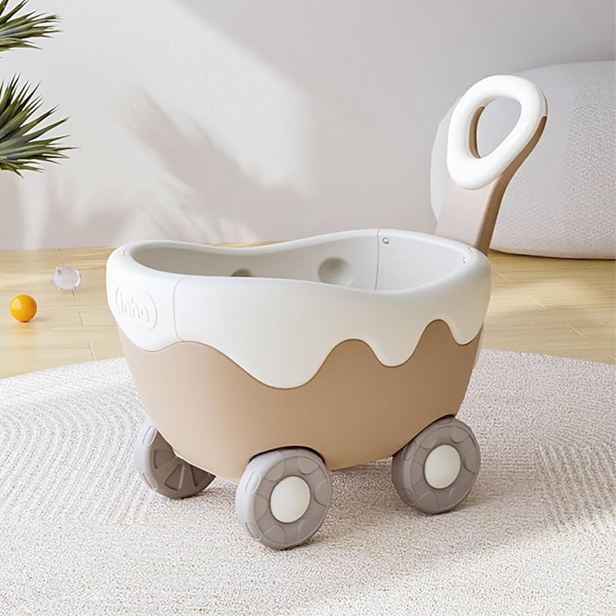 おしゃべりコンパクト ピンク・クリーム Amazon.co.jp: Gorocking クリームのワゴン おもちゃ箱 ボックス