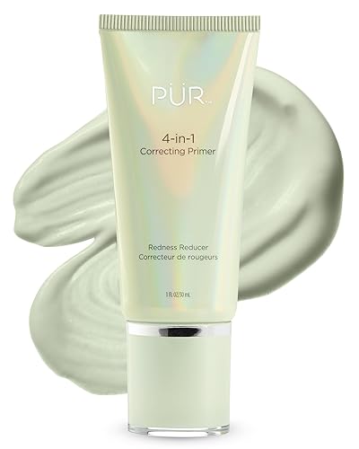 PÜR 4-in-1 Correcting Primer Pore Reducer Makeup Primer Redness Reducer Cruelty-Free Lightweight Formula Vegan Friendly