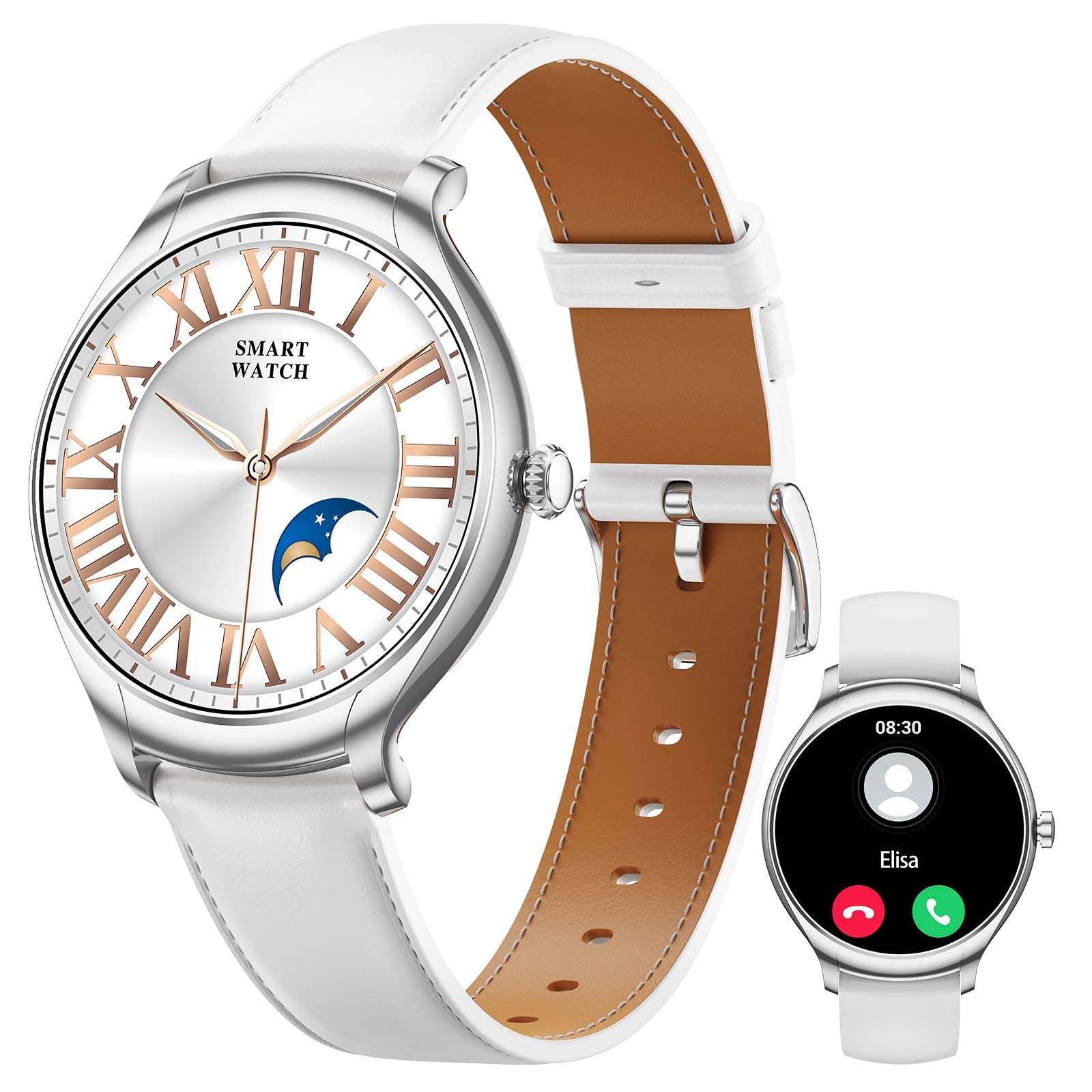 Smart Watch for Women Make/Answer Calls, 1.39'' Fitness Watch with Heart Rate/SpO2/Sleep Monitor, 100+ Sport Modes
