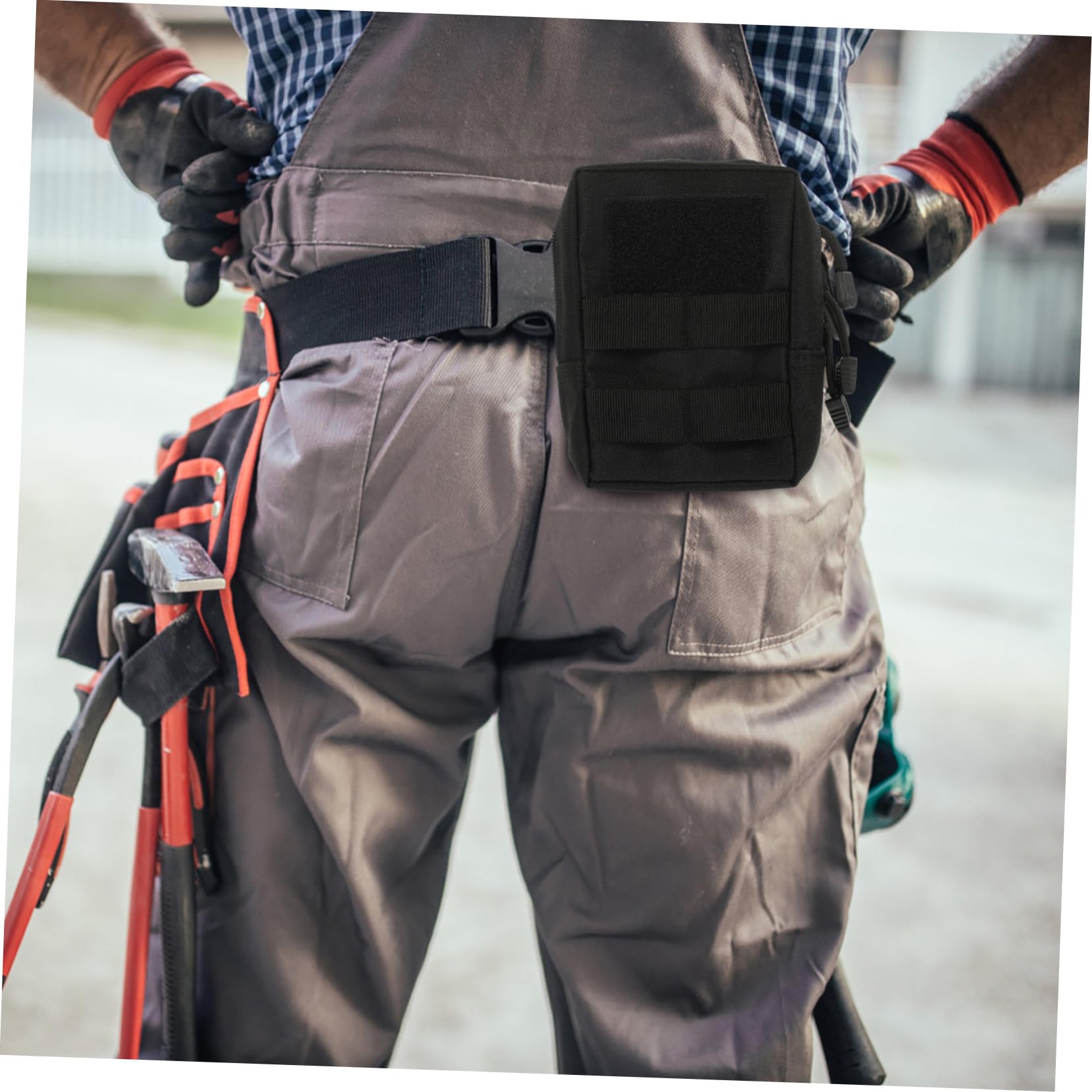 VICASKY 5 Cintura Outdoor per Attrezzi e Smartphone con Gancio D Ring Adatta per Escursionismo e attività Outdoor