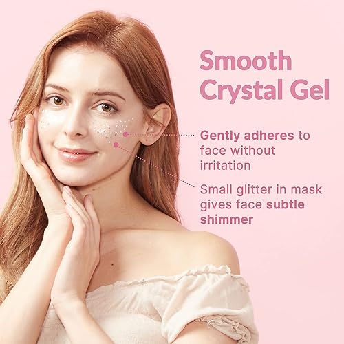 Miniatura 4 de Glow Face Moisture Mask - Hidrogel facial hidratante y refrescante con 8 ácidos hialurónicos, sandía y péptidos, cuidado de la piel coreano vegano