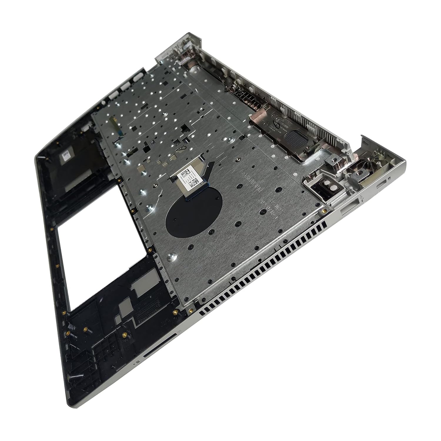 Teclado de Repuesto Retroiluminado con Distribución en Español con reposamuñecas para HP Probook 450 G6 455 G6 450 455R G7 con Tapa C