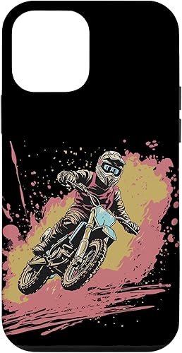 Carcasa gráfica para iPhone 12 mini Dirt Bike Rider Motocross Racing Moto Riding