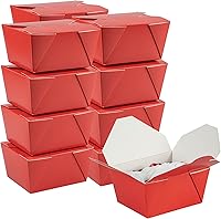 Vista 21 de Restaurantware Bio Tek - Cajas para llevar de 30 onzas, 200 loncheras para llevar, cierre de tabulación, resistentes al calor, desechables, de papel