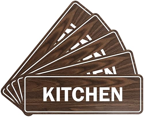 Miniatura 53 de Signs ByLITA Letrero de cocina estándar (plata cepillada) - Grande Brushed Silver,Negro y dorado,Azul / Patchwork,Oro cepillado,Marrón