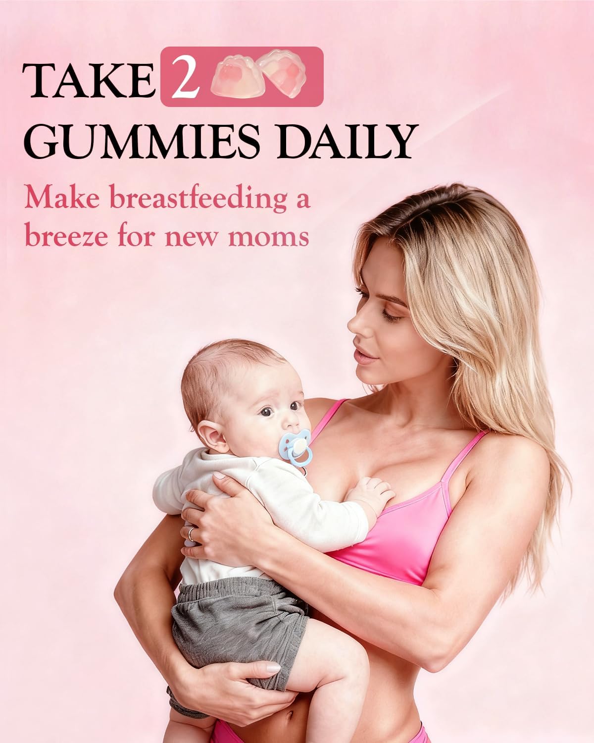 Lactation Support Gummies – Herbal Blend with Fenugreek, Moringa & Fennel – Postnatal Vegan Vitamins B12 & D3 – Natural Breast Milk Booster for Nursing Moms – Raspberry Flavor, 60 Gummies — Amazon image 8