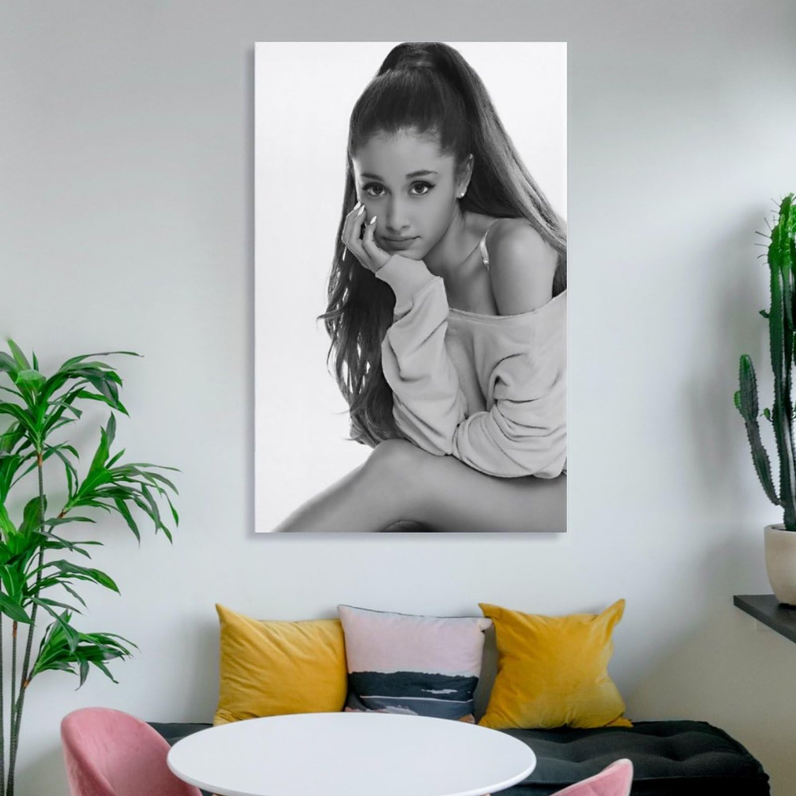 Amazon.co.jp: Ariana Grande Art Poster Wall Art Canvas Print