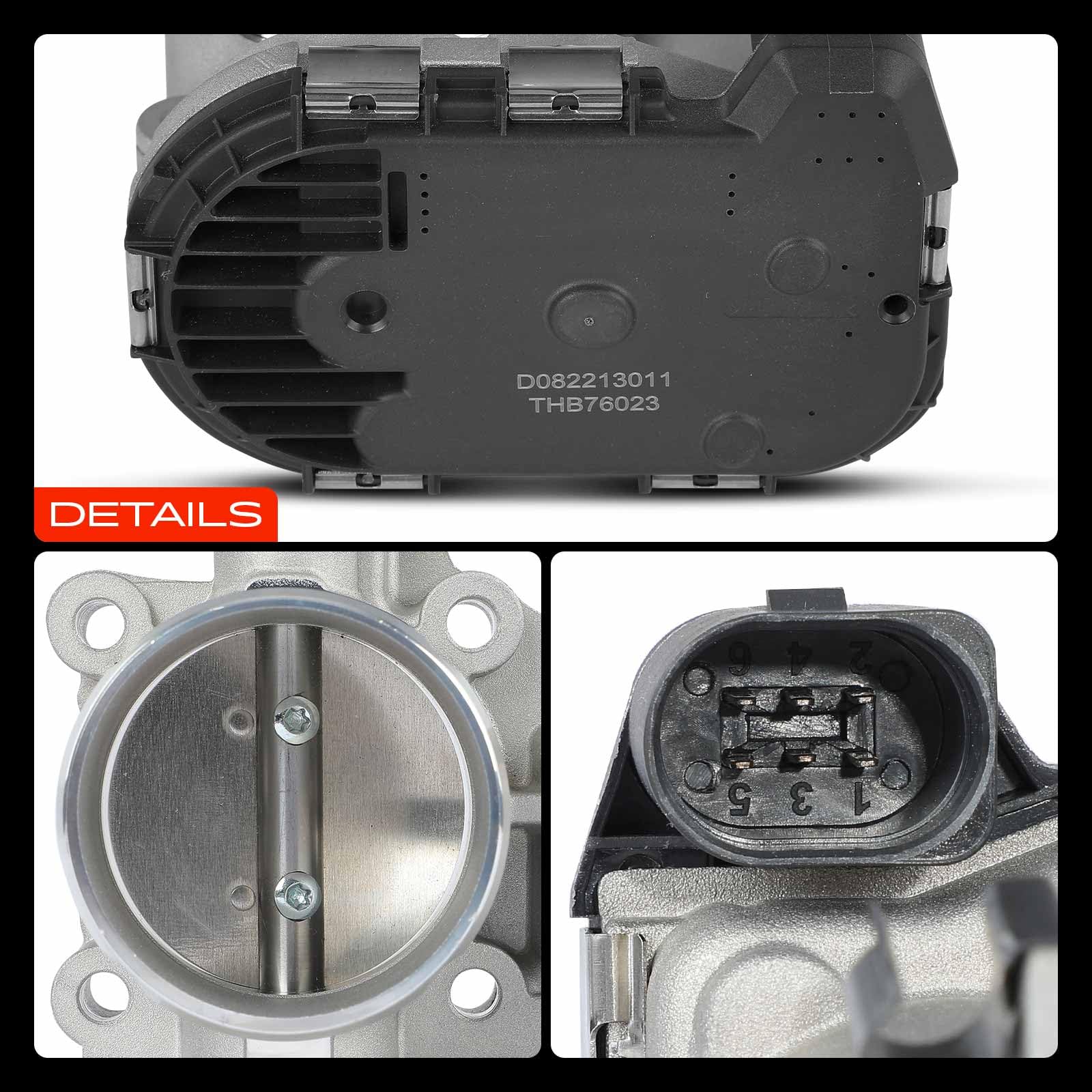 Frankberg Cuerpo de la válvula de mariposa 7S7G-9F991-B7A | Compatible con: S-Max WA6, Mondeo IV Turnier BA7, Mondeo IV Furgoneta, B-Max JK, Focus III Berlina, Mondeo IV BA7
