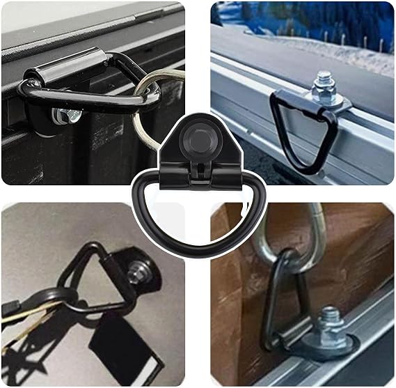 2PCS Rear Cargo Tie Down Hook Compatible with 2015-2023 Ford Transit 150 250 350 Cargo D Hooks Replace BK21V550A74AD,V550A74-AD