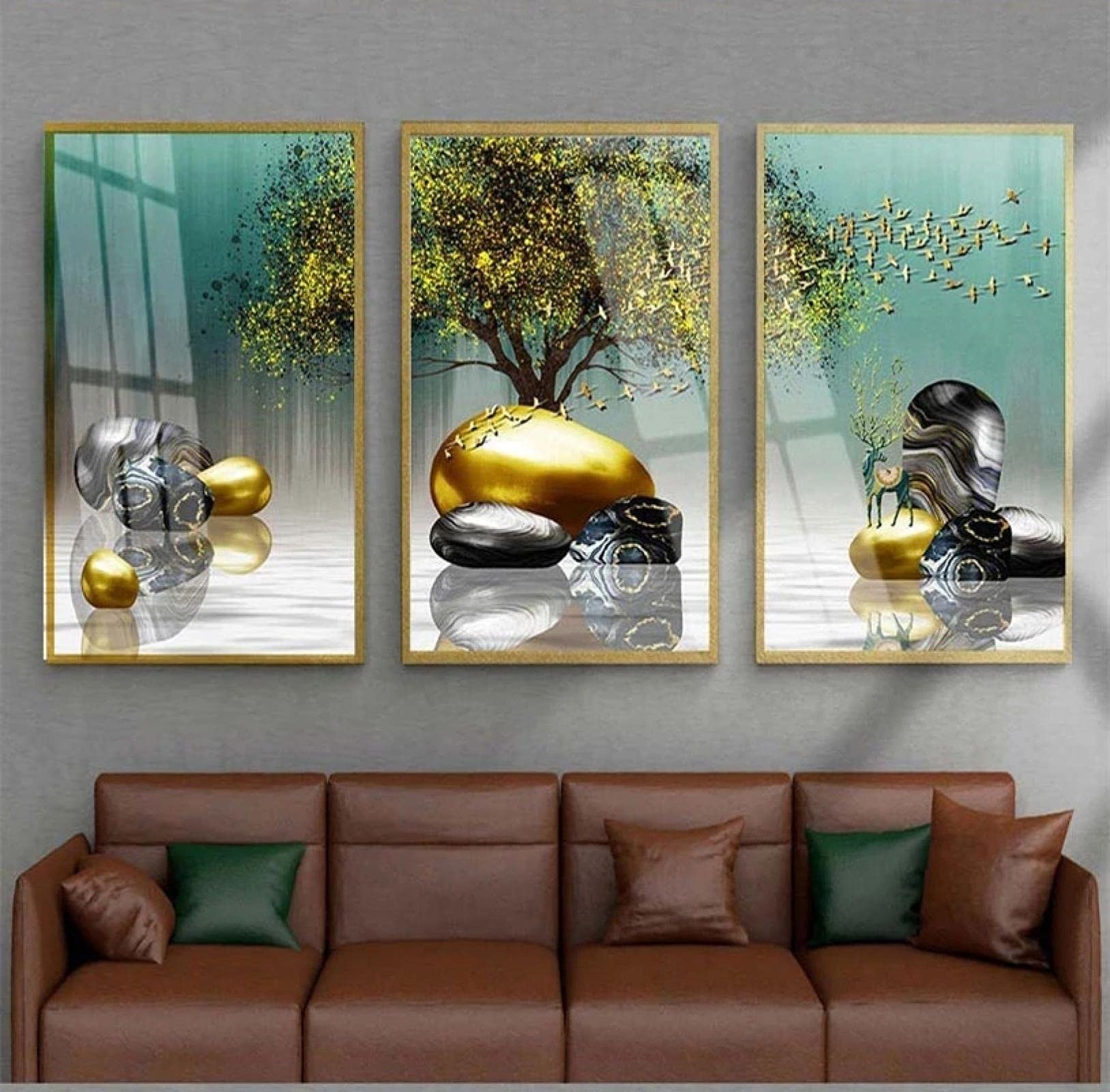 Peinture sur Toile Paysage pour Habiller un Grand Mur de Salon