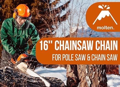 Miniatura 8 de Molten. Repuesto de hoja de motosierra de 10 pulgadas para sierra de poste Milwaukee QUIK-LOK, sierra de poste Ryobi Expand-It, motosierra Ryobi