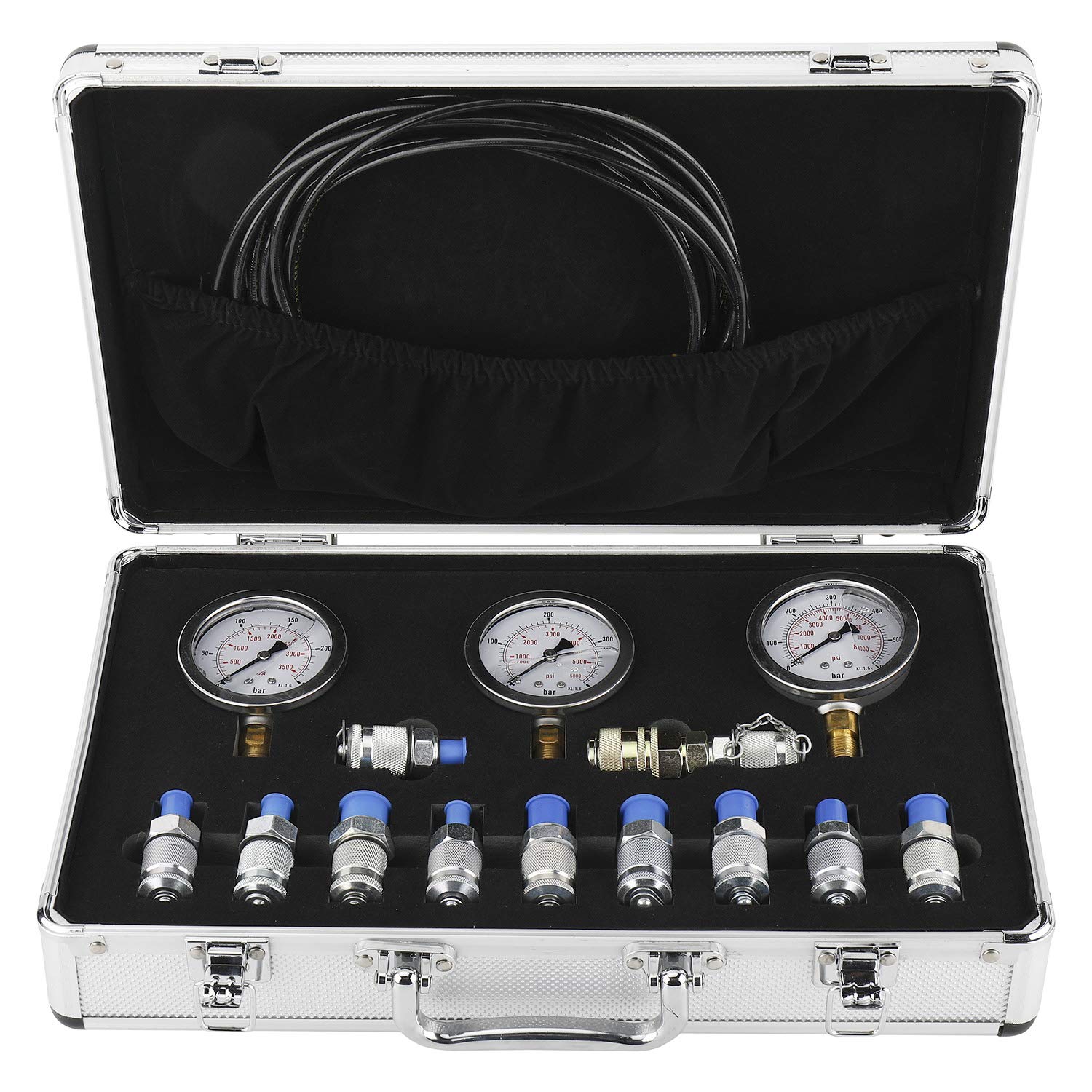 HighFree Hydraulic Pressure Test Kit Excavator Parts Hydraulic Tester