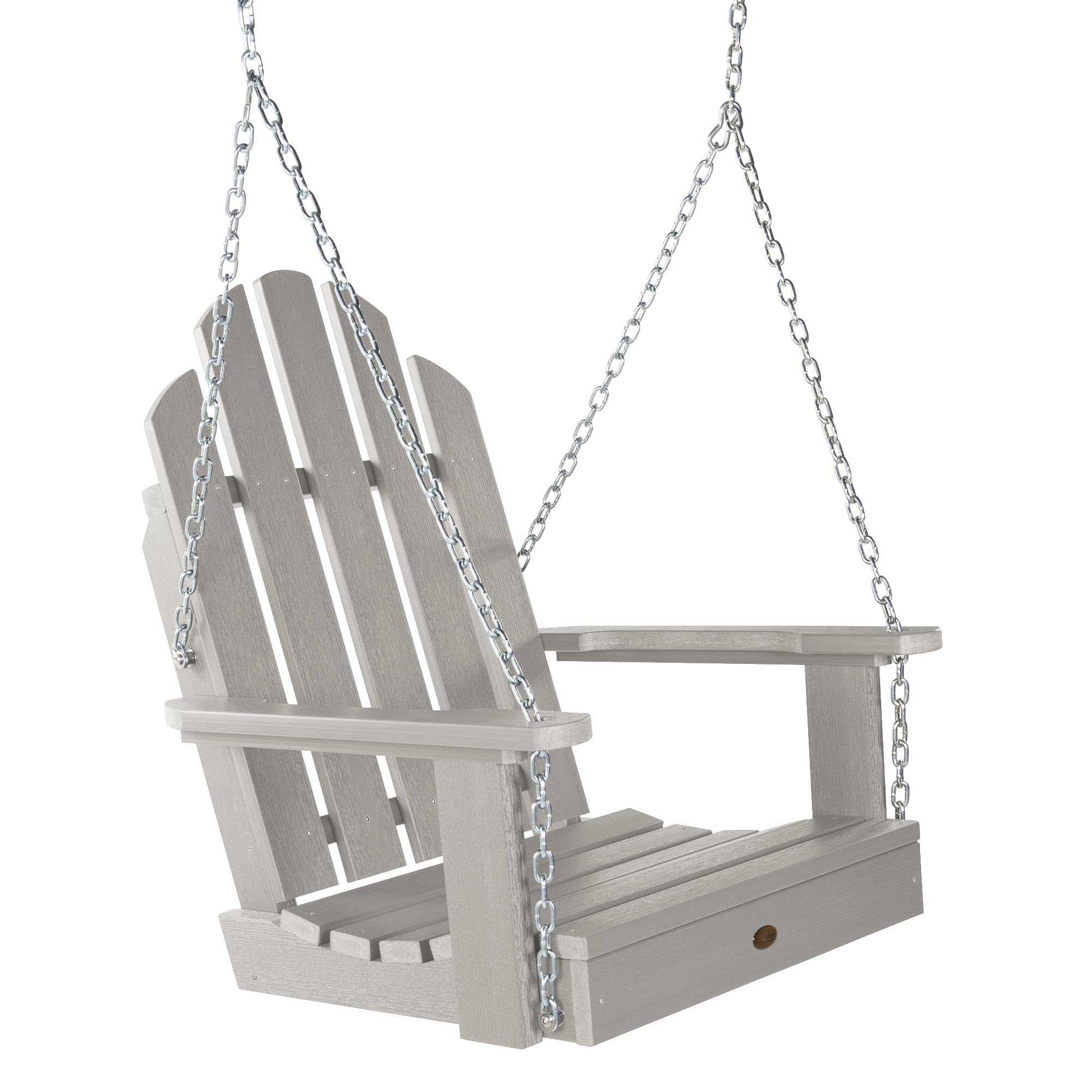 Highwood AD-SW2CW23-HGR Classic Westport Single Seat Swing, Harbor Gray