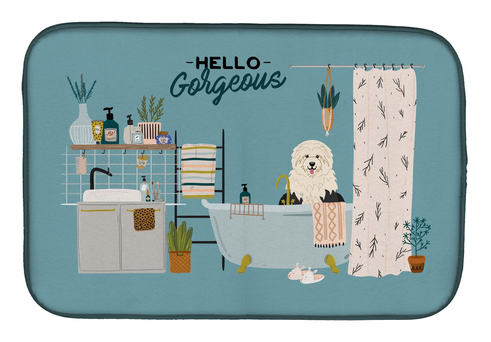 Tapis de séchage contre humidité Caroline's Treasures CK7518DDM polyester multicolore