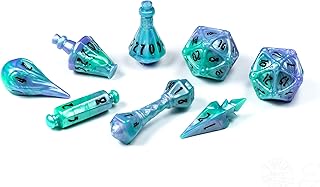 PolyHero Wizard 8 Dice Set (Aether Mist)