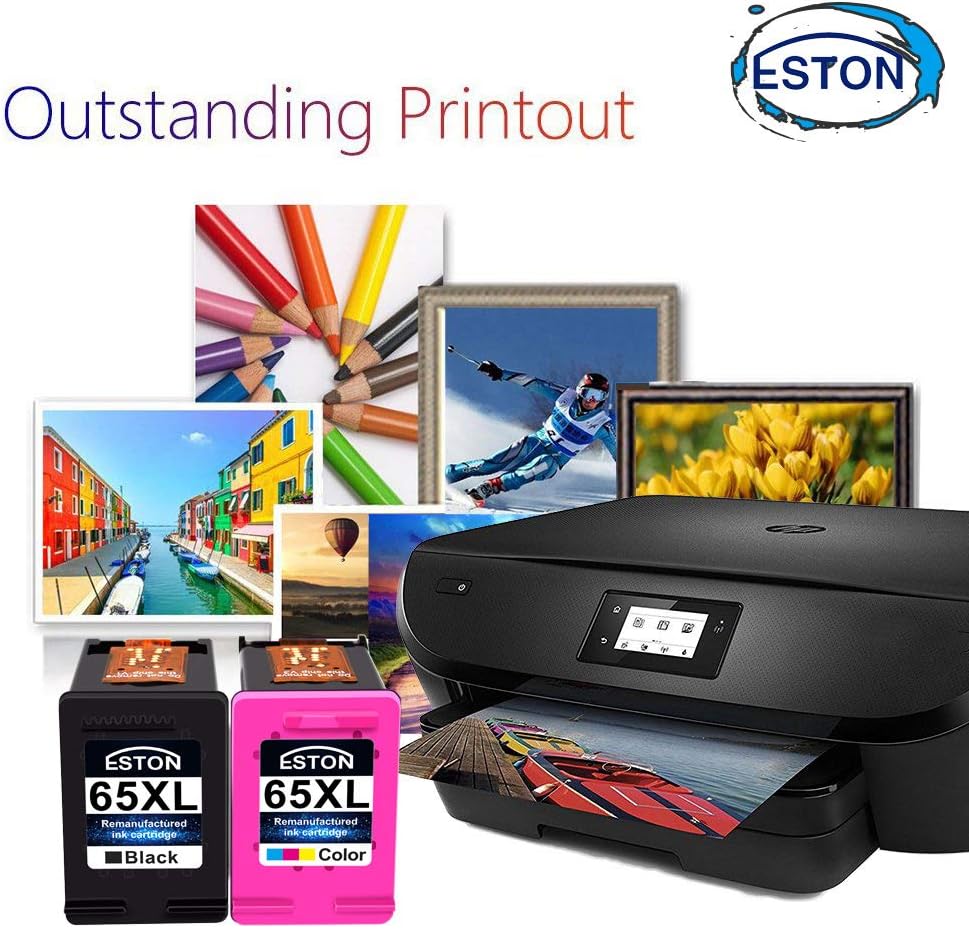 Bеѕt Dеаl 🛒 ESTON Remanufactured Ink Cartridge Replacement for HP 65XL 65 XL Used for Envy 5055 5052 5058 DeskJet 2655 2622 2624 2652 3755 3752 3720 3723 3730 3732 Printer (Black+Color) Bеѕt Dеаl Chеар 🛒 ESTON Remanufactured Ink Cartridge Replacement for HP 65XL 65 XL Used for Envy 5055 5052 5058 DeskJet 2655 2622 2624 2652 3755 3752 3720 3723 3730 3732 Printer (Black+Color)