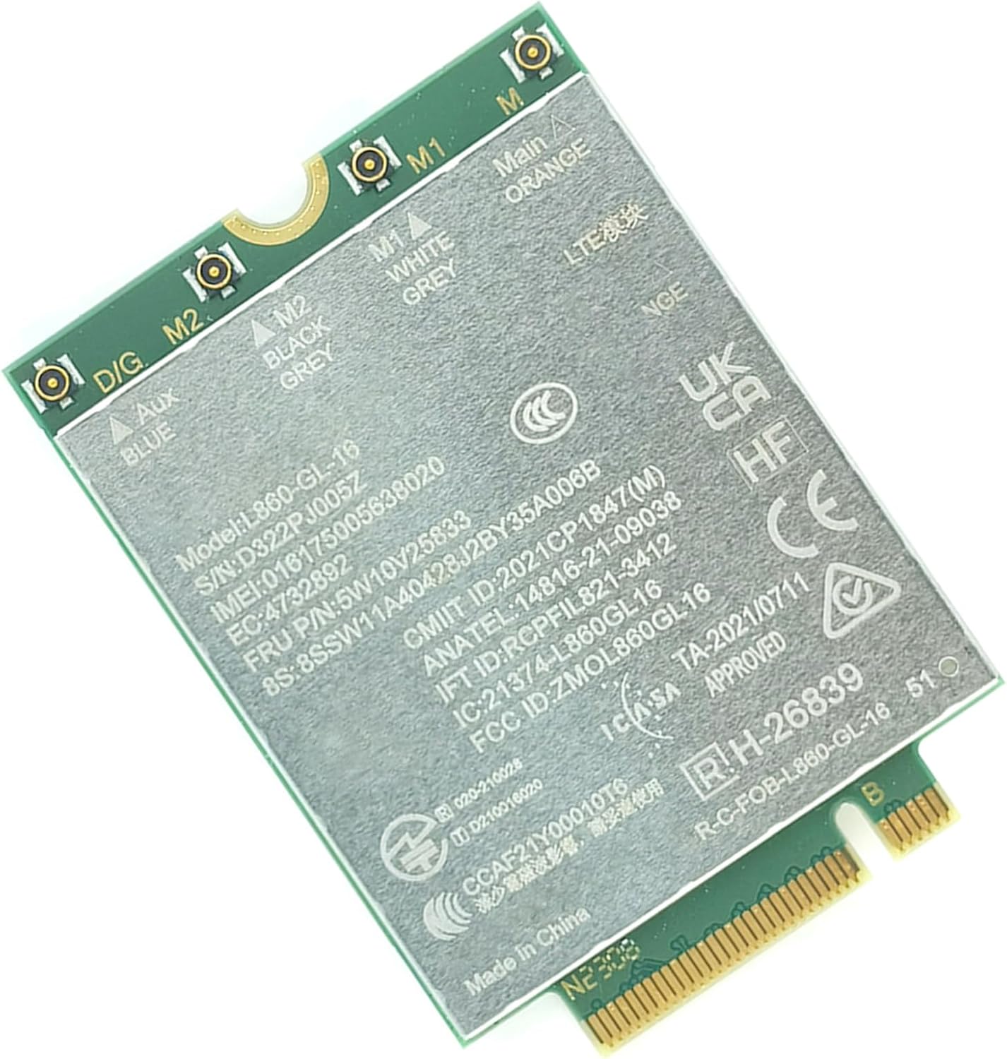Advanced L860-GL-16 4G LTE Module Networking Card 30x42 Size For L13 P14S P16 T14 T16 Laptops And Desktops